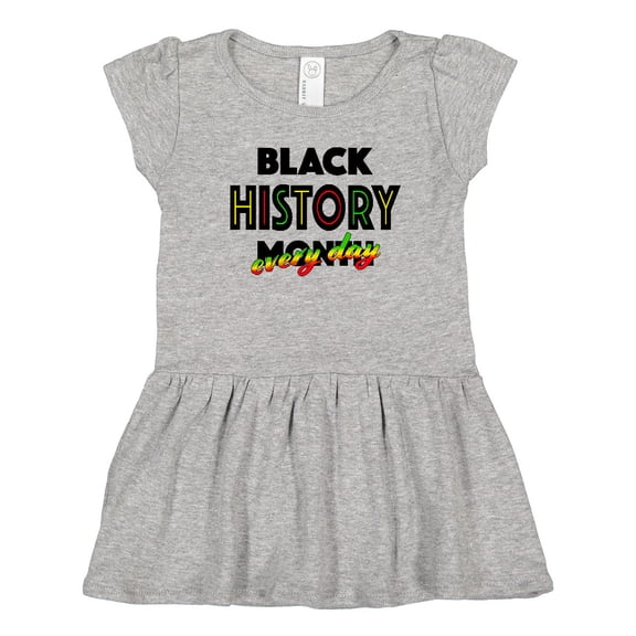 Inktastic Black History Month Every Day Girls Toddler Dress