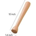 thumbnail image 7 of LZCKDPX Wooden Muddler for Cocktails 10 Inch, Home and Bar Muddler for Mojitos, Fruit Drinks, Sturdy Wood, Professional Bar Tool,1pack,10in*1.4in,1, 7 of 7