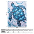 thumbnail image 4 of ARISTURING  Sea Turtle Blanket Sea Turtle Throw Blanket for Women, Men and Kids Super Soft Sea Turtle Blanket Throw Gifts for Turtle Lovers, 4 of 6