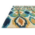 thumbnail image 2 of Loloi Enzo Ikat EZ03 Indoor/Outdoor Area Rug - Ivory/Blue, 2 of 2
