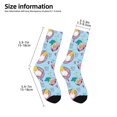 thumbnail image 2 of Rocae Gnome Pool Party for Girls Boys Crew Socks,Children's Socks, Kids Socks, Toddler Socks: Daily Wear with Kids School Uniform, 2 of 5