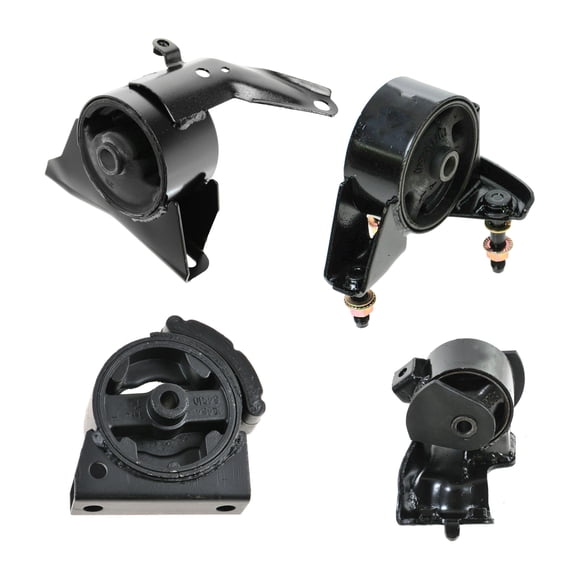 TRQ 4pc Motor Mount Kit Front Rear Driver & Passenger Sides for Corolla Prizm MTA32825 Fits select: 1993-1997 TOYOTA COROLLA, 1993-1997 GEO PRIZM