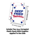 thumbnail image 2 of Deep Fried Twinkies (24" X 36") 4mm Corrugated Plastic Panel, Graphics Applied To 1 Side (Pk of 2), 2 of 4