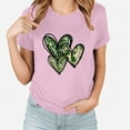 thumbnail image 1 of LSLJS T-shirt Imprimé pour la Saint-Patrick avec Col Rond et Manches Courtes, Cadeaux pour Femmes, 1 of 3