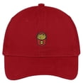 thumbnail image 1 of Trendy Apparel Shop French Fries Embroidered Low Profile Adjustable Cap Dad Hat, 1 of 2