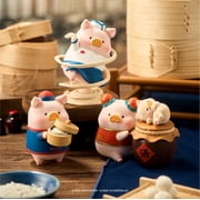 Lulu The Piggy Blind Box Figures - Lu's Table Series Blind Boxes Mystery Box Cute Animal Figurines Collectibles Home Decorations Holiday Birthday Gifts, Single Box