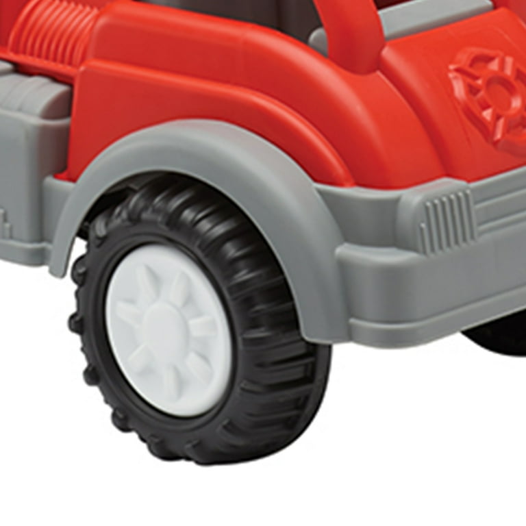 American Plastic Toys Gigantic Fire Truck Vehicle Unisex Toy Indoor Outdoor Play for Kids