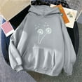 thumbnail image 2 of Patlollav Womens Print Winter Hoodie Pullover Tops Long Sleeve Comfortable Sweatshirt, 2 of 6