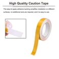 thumbnail image 3 of Uxcell 2 Roll  Reflective Tape Caution Warning Sticker Adhesive Tape 1 Inch x 66 Ft Waterproof Marking Tape Yellow, 3 of 5