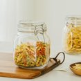 thumbnail image 2 of Mainstays Kitchen Food Storage 38-Ounce Clear Glass Lock Lid Jar, 2 of 5