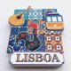 thumbnail image 2 of 3D Lisbon Portugal Fridge Magnet Tourist Souvenir Handmade Resi, 2 of 5