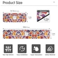 thumbnail image 3 of Yayeee Faucet Mat for Kitchen Sink 14.7" Diatomite Long Splash Guard Pad, Colorful Flowers Pattern, 3 of 7