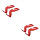 thumbnail image 1 of Scienceny Suspensión trasera del asiento del vehículo Ganchos de camión Colgando Bolso Monedero Abrigos Sujetador de la chaqueta Sujetador Interior del 2 uds rojo 2piezas Scienceny CBP312573, 1 of 5