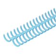 thumbnail image 2 of 10 Pcs Binding Comb 19mm 30 Ring 150 Sheet Capacity Plastic Comb Binding Spines for A4 B5 A5 Paper Transparent Blue, 2 of 4