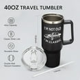 thumbnail image 2 of Gifts for Men, 40 oz Tumbler with Handle and Straw, Retirement Birthday Gifts for Men, Him, Husband, Grandpa, Dad - Black, 2 of 6