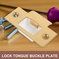 thumbnail image 3 of 1 Set Door Strike Plate Strike Plate Door Latch Plate Door Strike Plates Metal Strike Plate, 3 of 8