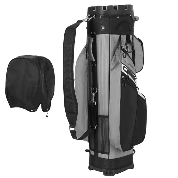 LEDMOMO Golf Cart Bag 14-Way Organizer Waterproof Nylon Multiple Compartments