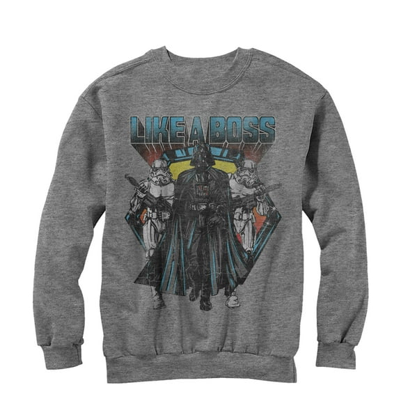 Men's Star Wars Vader Like a Boss  Sweatshirt Athletic Heather 2X Large