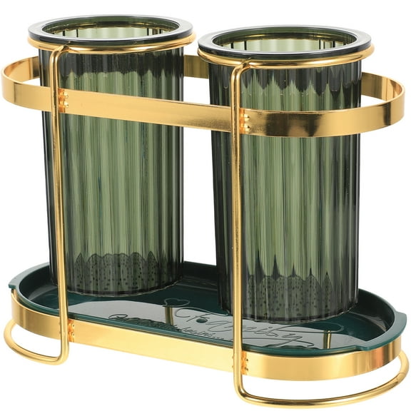 RENACLIPY Decorative Cutlery Organizer, Multi-Color Carbon Steel Kitchen Utensil Holder for Drawer and Countertop