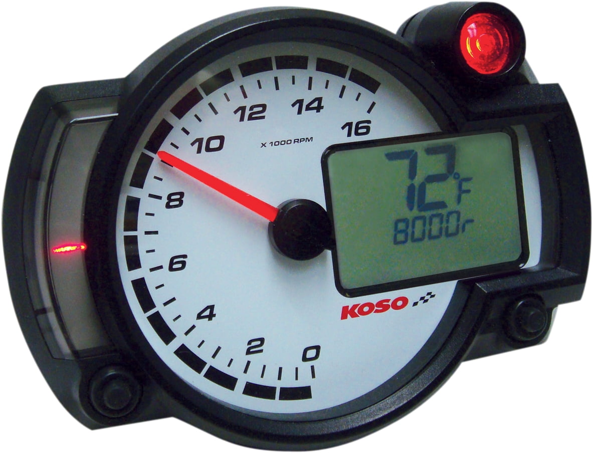 Koso North America RX2NR GPStyle Race Tachometer BA015000