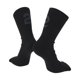 thumbnail image 1 of Calcetines de ciclismo Unique Bargains, transpirables, absorbentes de sudor, anti-fricción, negros, tamaño L, 1 par, 1 of 6