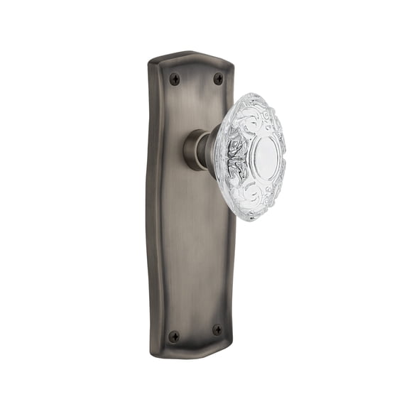 Nostalgic Warehouse Pracvi_Prv_238_Nk Vintage Crystal Victorian Privacy Door Knob Set -