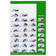 thumbnail image 5 of Pill Thing Monthly Medication Blister Cards, Cold Seal, Green, 6 Pack, Pharmacy Supplies, 5 of 9