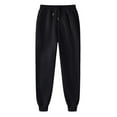 thumbnail image 6 of TrendOFT Women's Joggers with Pockets High Waisted Sweatpants Tapered Leg Drawstring Lightweight Athletic Pants Black XL, 6 of 6