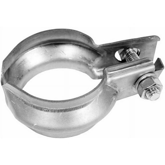 Converter Rear To Muffler Assembly Exhaust Clamp - Compatible with 2007 - 2013 Suzuki SX4 2.0L 4-Cylinder 2008 2009 2010 2011 2012