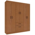 thumbnail image 2 of Ropero Skal 6 Puertas, 1 cajón Color Canela, 2 of 6