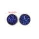 thumbnail image 4 of Pendientes Gotas de acero inoxidable Minnieouse galvanoplastia fina superficie lisa regalo boda azul negro, 4 of 6