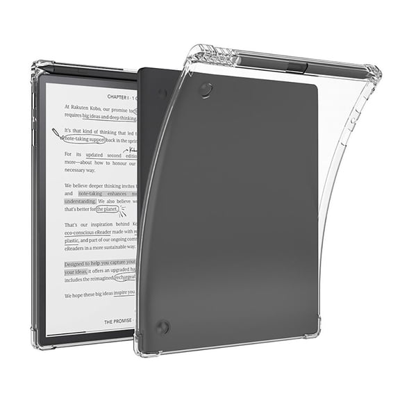 Professional Transparent TPU Air Bag e-Reader Case Shockproof Protective Cover Back Shell ELIPSA 2E-10.3 INCH