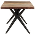 thumbnail image 2 of vidaXL Dining Table 180x90x76 cm Solid Reclaimed Wood, 2 of 4