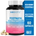 thumbnail image 3 of (2 pack) GoBiotix Postnatal Vitamins for Women Breastfeeding, Organic Supplement for Energy & Lactation Support, 60 Caps, 3 of 10