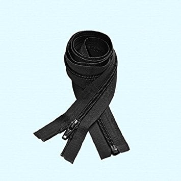 Fermeture à Glissière Continue YKK #8 – Nylon Noir, 200 Yards, Fabriqué Aux USA