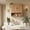 Natural Wood, variant on Bathroom Storage Cabinet with Adjustable Shelves, Over The Toilet Organizer for Laundry Room, Kitchen & Living Room, Medicine Cabinet with Wood Doors Natural Wood