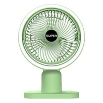 RoamHome Portable Desk Fan Small Quiet Desktop Mini Fan Plug-in Corded Tabletop Personal Cooling Fans for Bedroom Office, High Appearance Gift for Students Workers (Green)