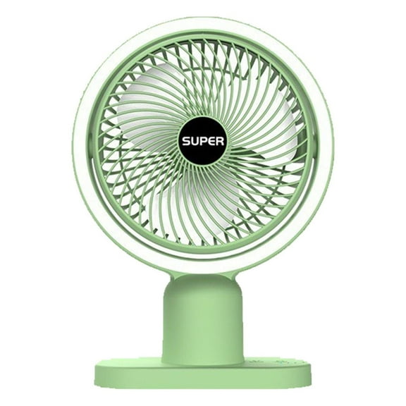 RoamHome Portable Desk Fan Small Quiet Desktop Mini Fan Plug-in Corded Tabletop Personal Cooling Fans for Bedroom Office, High Appearance Gift for Students Workers (Green)