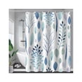 thumbnail image 2 of Langgg Salle de Bain Douche Rideau Imperméable Polyester Style Moderne Bain Impression Rideaux Décoration Drape Ménage Toilettes Type 2, 2 of 9