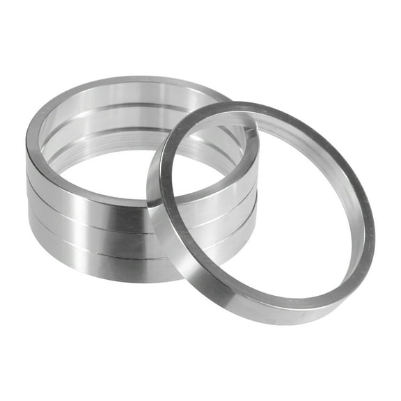 Unique Bargains 4pcs OD 75mm to ID 66.6mm Aluminum Alloy Vehicle Hub Centric Rings Wheel Bore Center Spacer