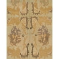 thumbnail image 1 of Ahgly Company Machine Washable Indoor Rectangle Abstract Cinnamon Brown Area Rugs, 4' x 6', 1 of 7