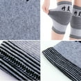 thumbnail image 6 of SPRING PARK 1 Pair Knee Sleeve Brace High Elasticity Sports Knee Pads Knit Warm Knee Support Protector for Basketball Volleyball Soccer Running Joint Pain Relief, 6 of 6