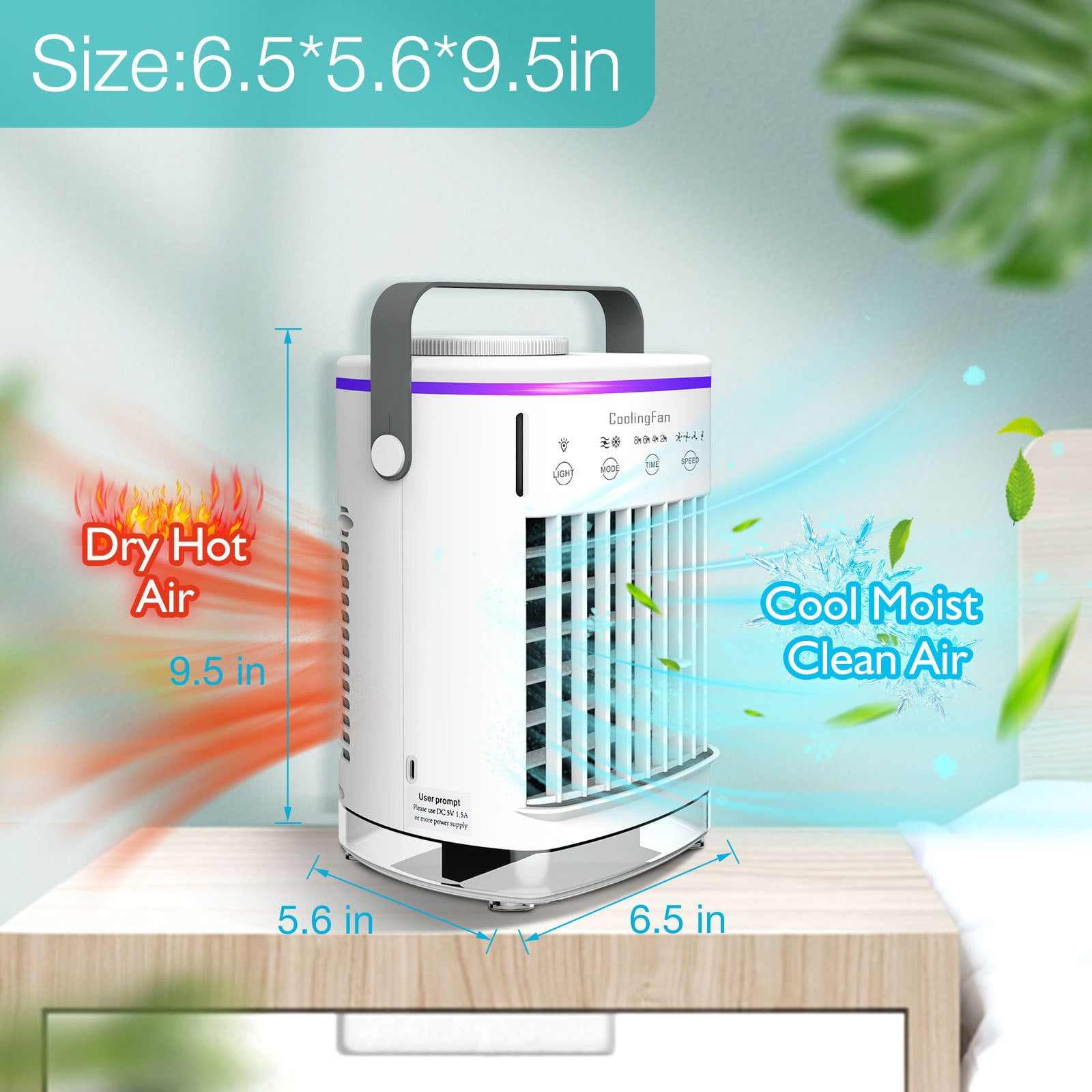 Cooler Fan Ac Cooler Without Water ESULOMP In Portable Air