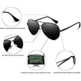 thumbnail image 4 of Gafas de sol para hombre polarizadas piloto gafas de sol polarizadas hombres unisex, 4 of 4