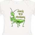 thumbnail image 4 of Inktastic Praying Mantis- Clearly Up to Something Boys or Girls Long Sleeve Baby Bodysuit, 4 of 5
