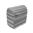 thumbnail image 1 of Ethnic Stand Mixer Cover, Geometric Arrangement Oriental Triangles Rhombuses Bullseye Circles, Kitchen Appliance Organizer Bag Cover with Pockets, 5 Quarts, Pale Grey White, by Ambesonne, 1 of 4