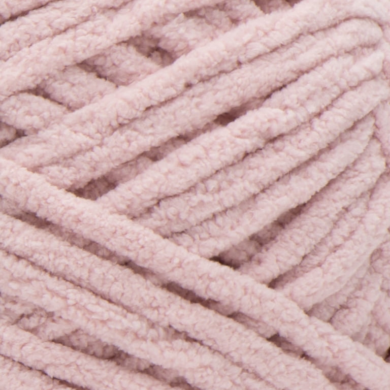 Bernat Blanket #6 Super Bulky Polyester Yarn, Blush Pink 10.5oz/300g, 220 Yards (4 Pack)