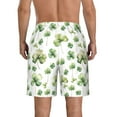 thumbnail image 3 of Disketp Men'S Swim Trunks Hawaiian Breathable Surf Beach Swimsuits Mesh Lining Beach Shorts With Pockets-St Patrick'S Day3, 3 of 9