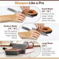 thumbnail image 3 of Rolling Knife Sharpener Kit – Diamond Roller Knife Sharpener with Magnetic Support, Professional Manual Sharpening System, 5-Angle Tool (12°-22°) for Kitchen & Pocket Knives, 3 of 7