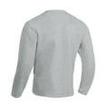 thumbnail image 6 of KHONTS Men's Henley Long Sleeve Plus Size T Shirts Waffle Lightweight T Shirt Thermal Casual Undershirts Light Gray L, 6 of 6
